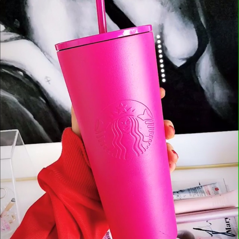 💖Starbucks Hot Pink Limited Edition Tumbler💖 - Picture 1 of 3
